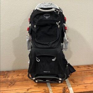 Osprey Poco Plus Black and Gray child carrier Backpack